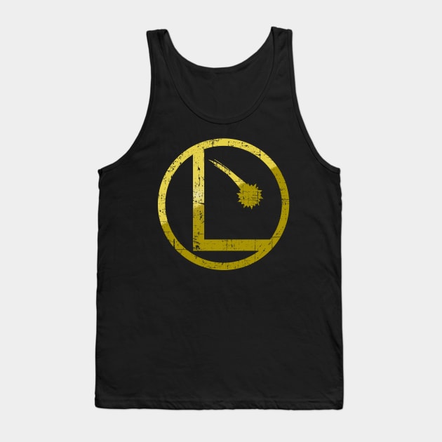 Legion of Super Heroes Logo, distressed Tank Top by hauntedjack